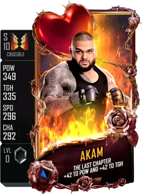 Crucible - Akam - Valentine's Day Card from WWE Supercard