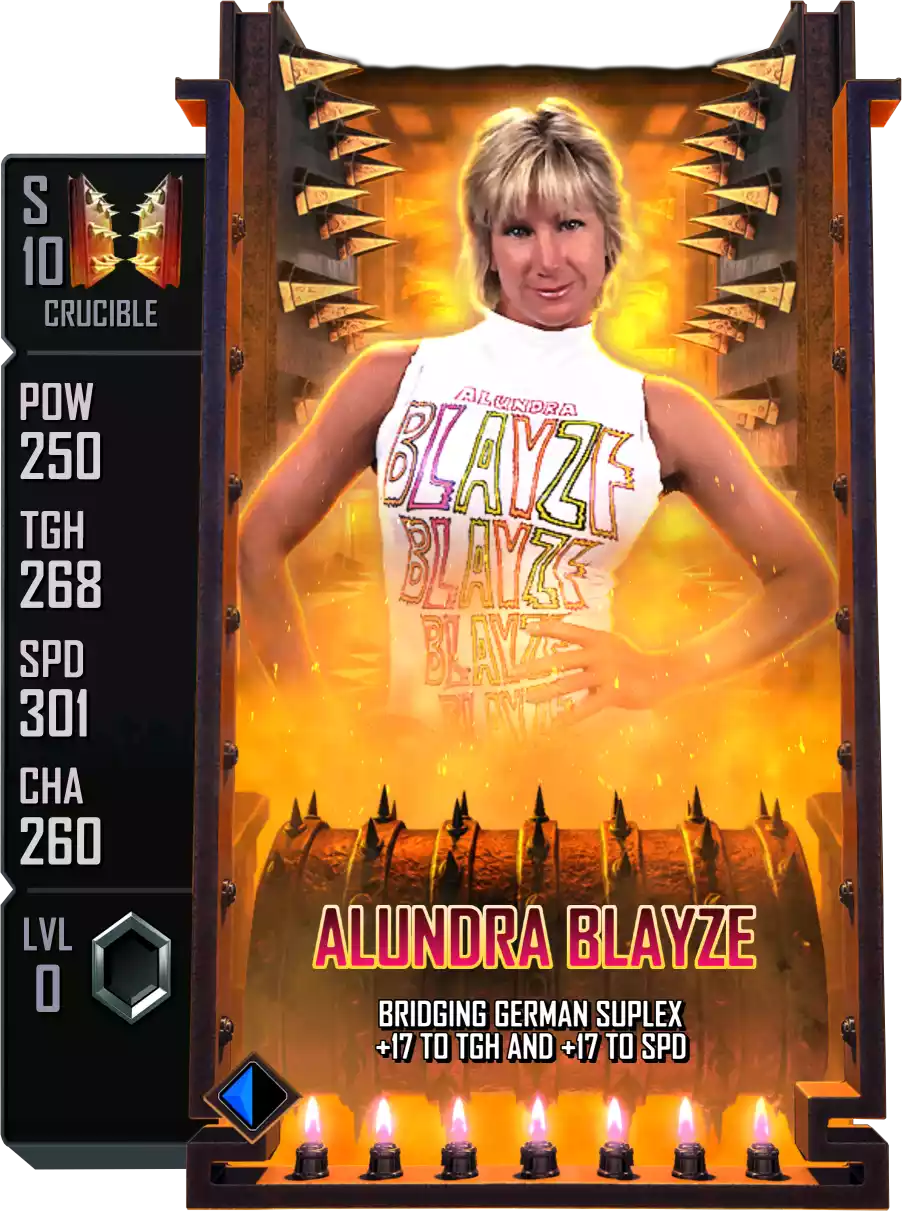 Crucible - Alundra Blayze - Standard Card from WWE Supercard