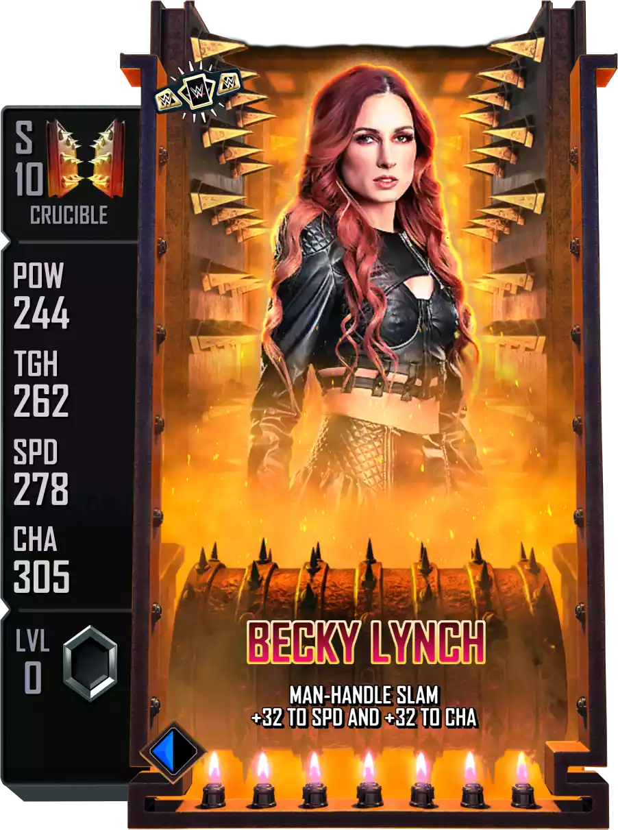Crucible - Becky Lynch - Standard Card from WWE Supercard