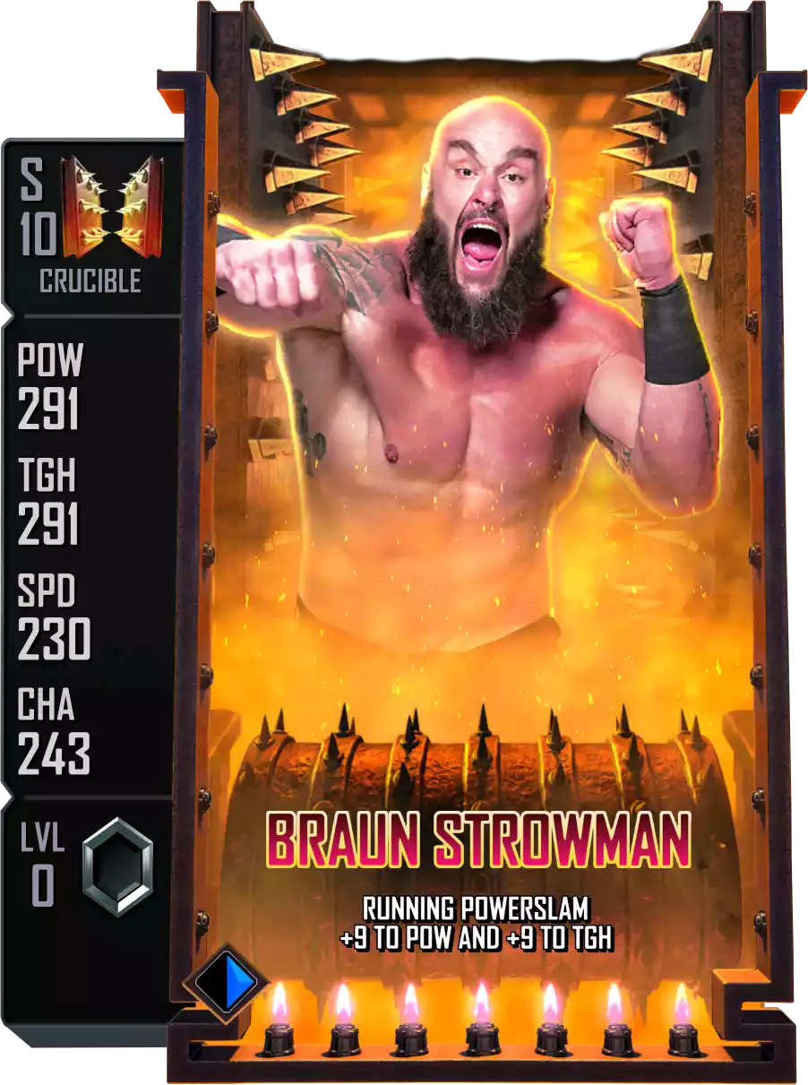 Crucible - Braun Strowman - Standard Card from WWE Supercard