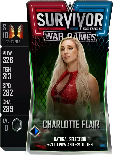 Crucible - Charlotte Flair - Premium Live Event Card from WWE Supercard