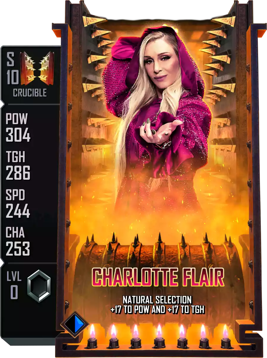 Crucible - Charlotte Flair - Standard Card from WWE Supercard
