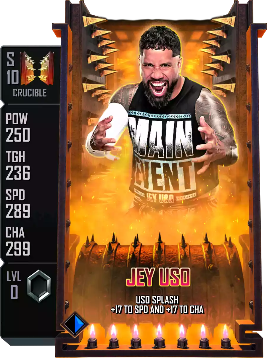 Crucible - Jey Uso - Standard Card from WWE Supercard