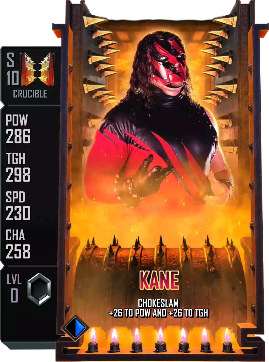 Crucible - Kane - Standard Card from WWE Supercard