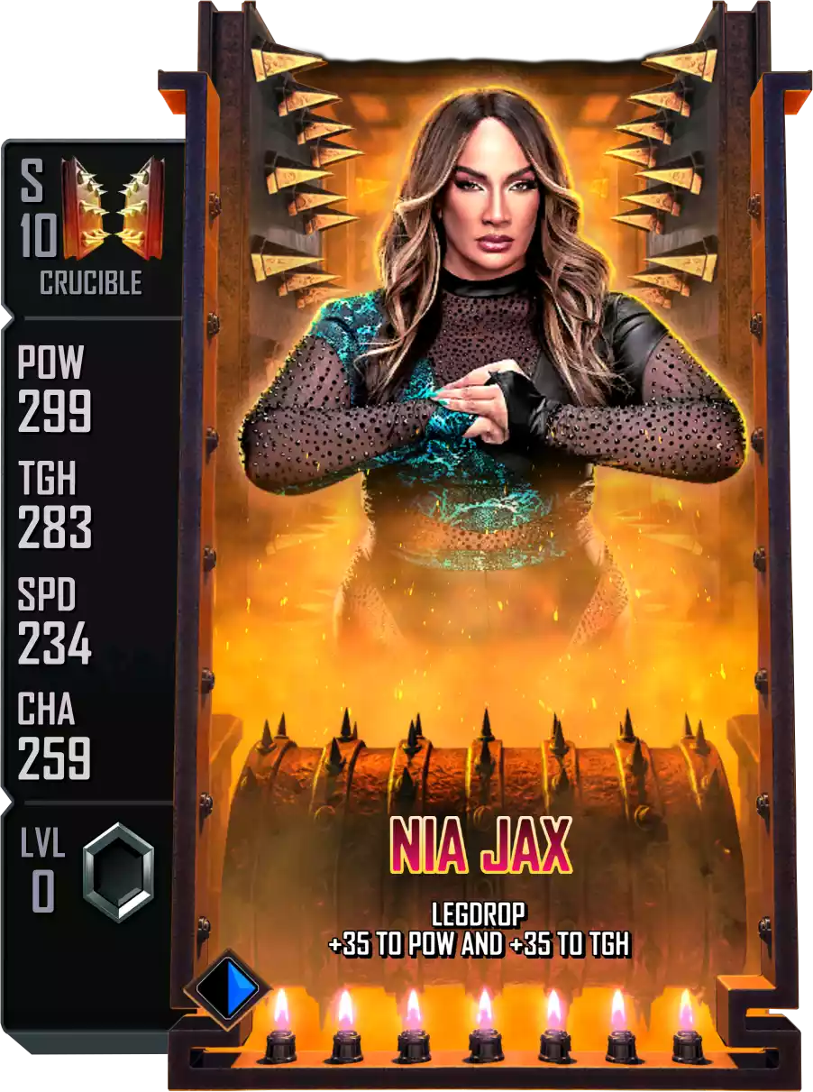 Crucible - Nia Jax - Standard Card from WWE Supercard