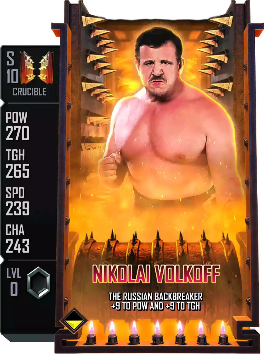Crucible - Nikolai Volkoff - Standard Card from WWE Supercard