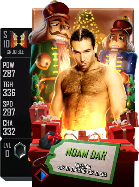 Crucible - Noam Dar - Winter Holidays Card from WWE Supercard