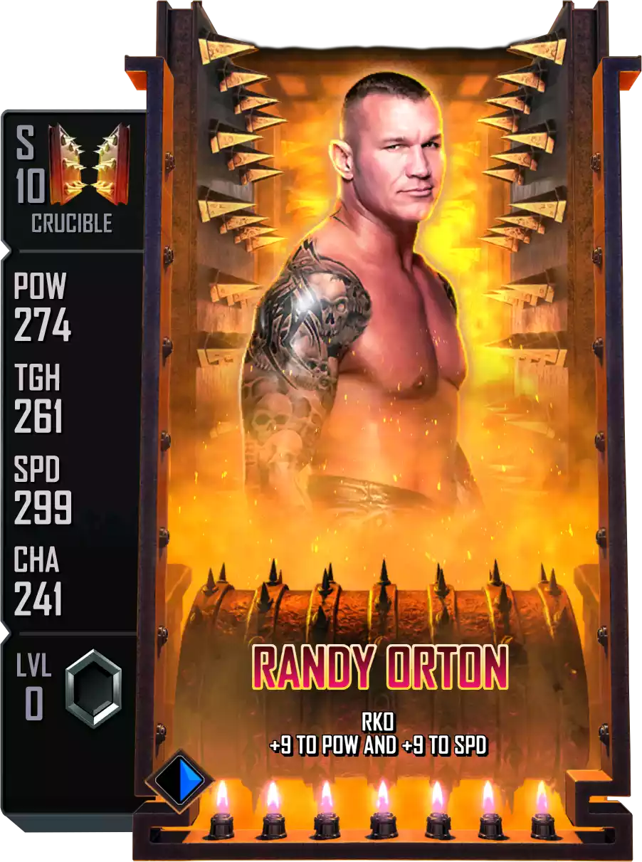 Crucible - Randy Orton - Standard Card from WWE Supercard