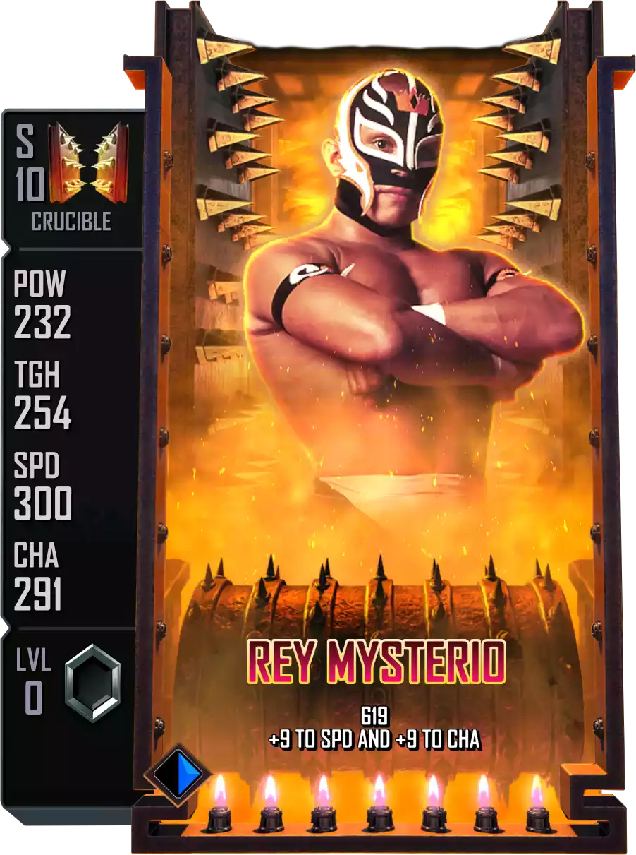 Crucible - Rey Mysterio - Standard Card from WWE Supercard