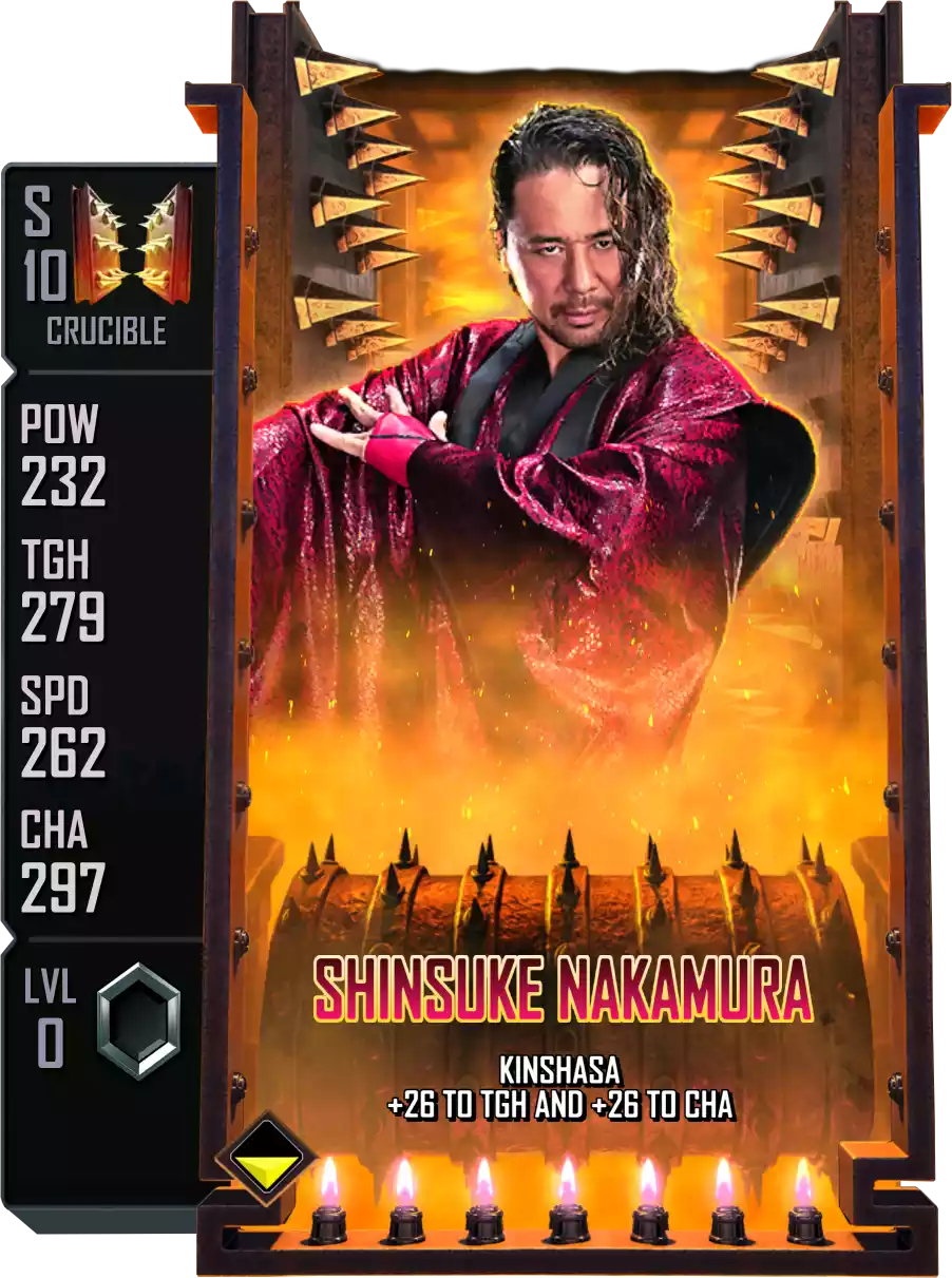 Crucible - Shinsuke Nakamura - Standard Card from WWE Supercard