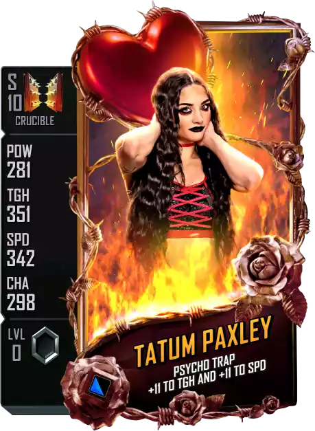 Crucible - Tatum Paxley - Valentine's Day Card Card from WWE Supercard