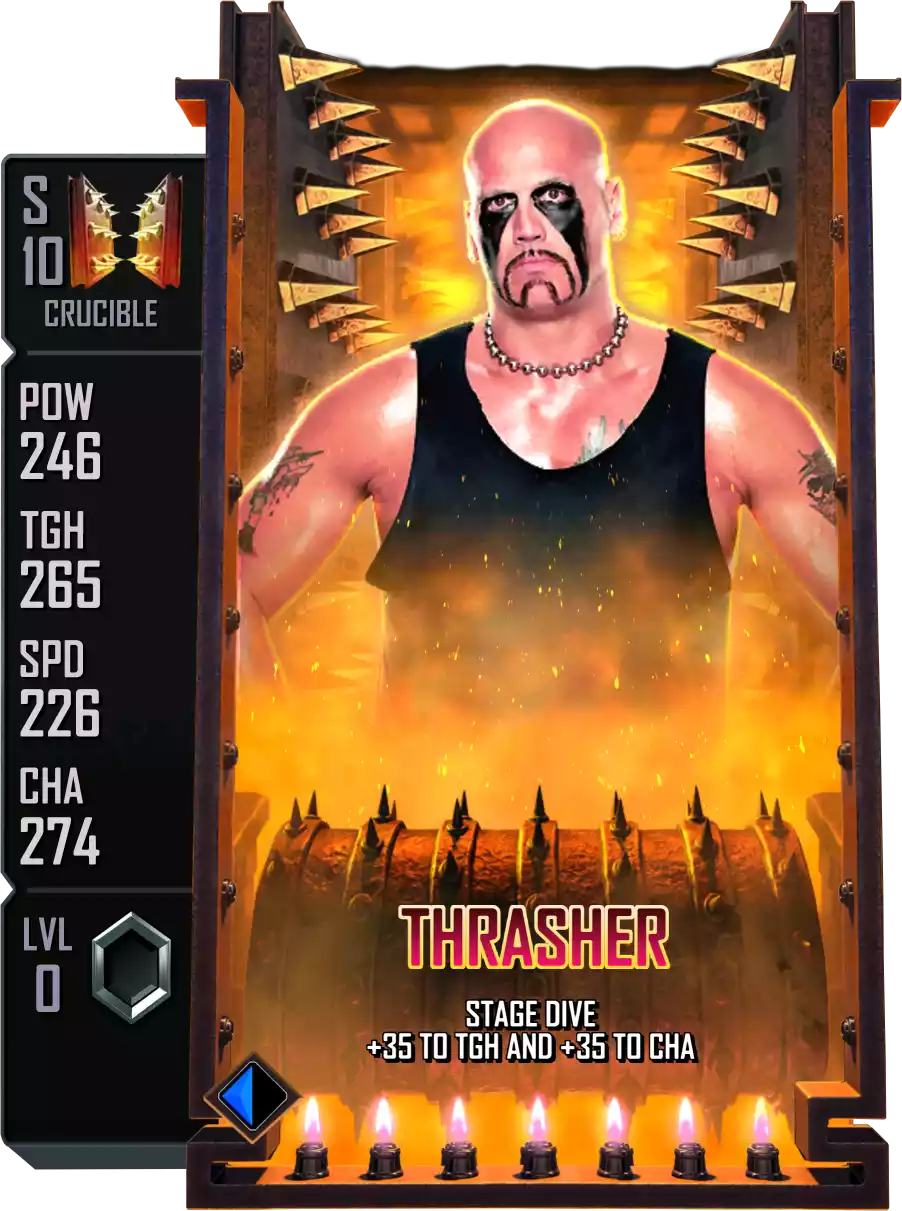 Crucible - Thrasher - Standard Card from WWE Supercard