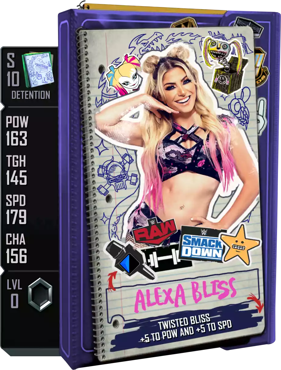 Detention - Alexa Bliss - Standard Card from WWE Supercard