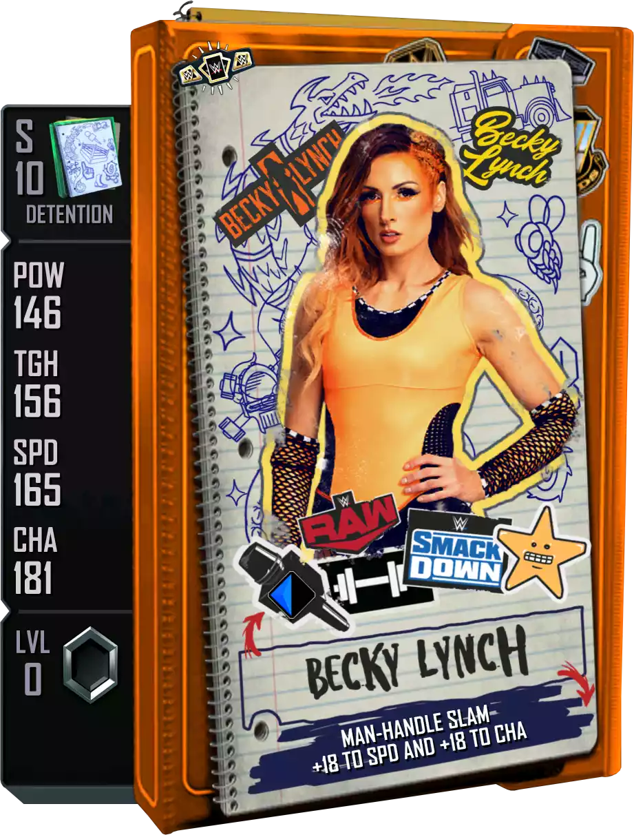 Detention - Becky Lynch - Standard Card from WWE Supercard