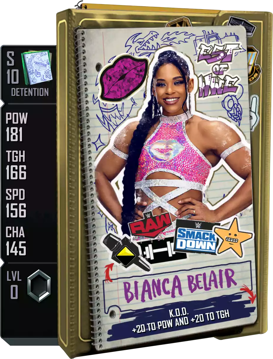 Detention - Bianca Belair - Standard Card from WWE Supercard