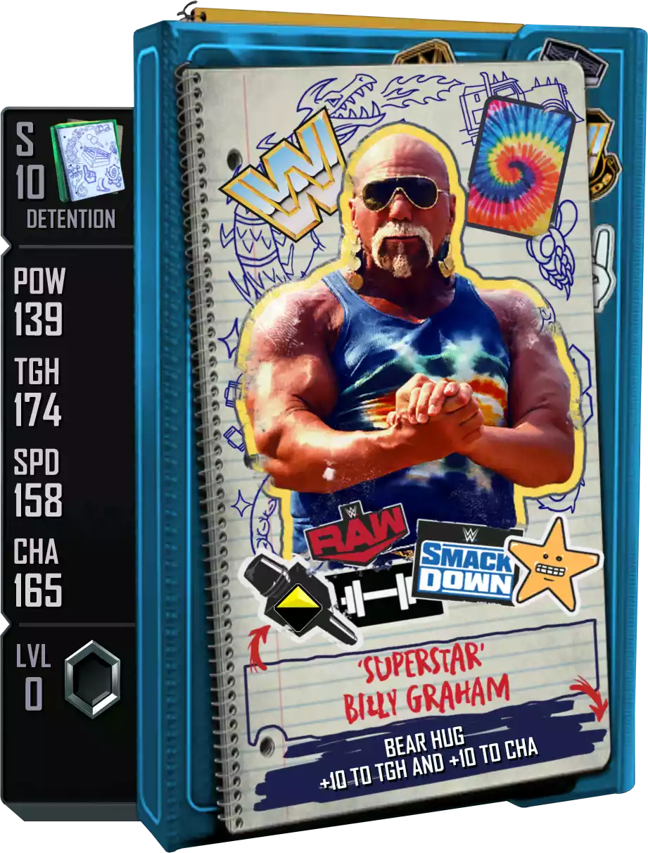 Detention - Billy Graham - Standard Card from WWE Supercard