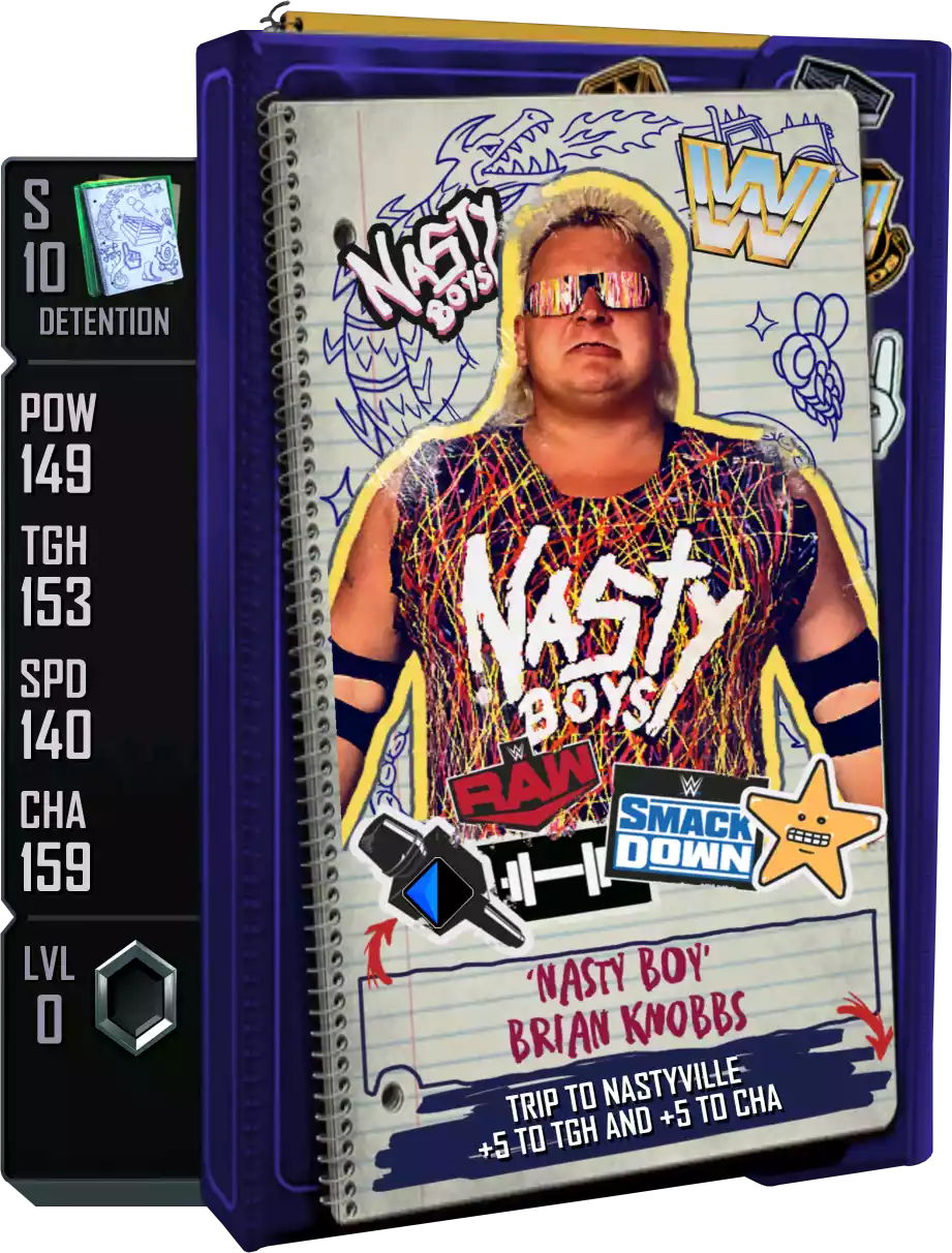 Detention - Brian Knobbs - Standard Card from WWE Supercard