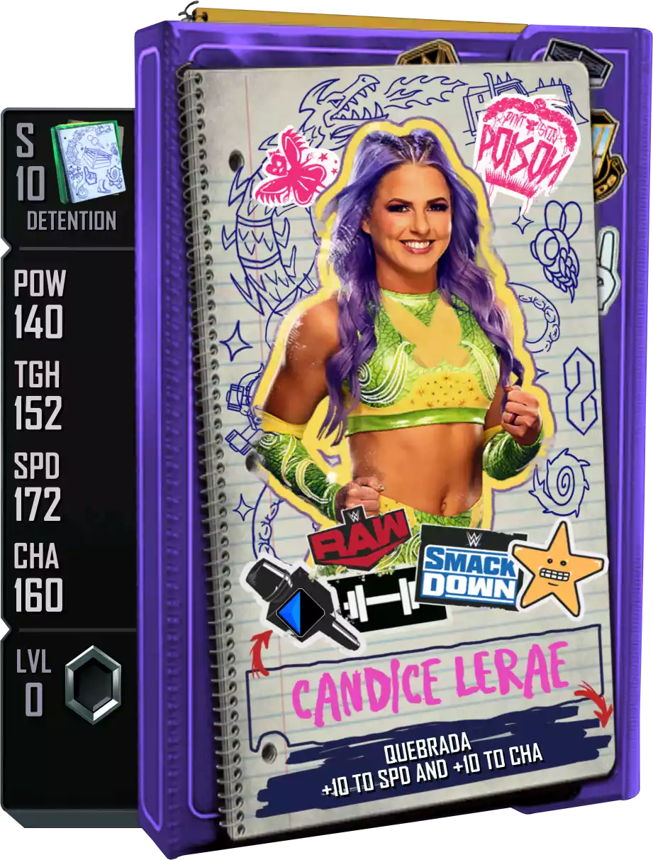 Detention - Candice Lerae - Standard Card from WWE Supercard