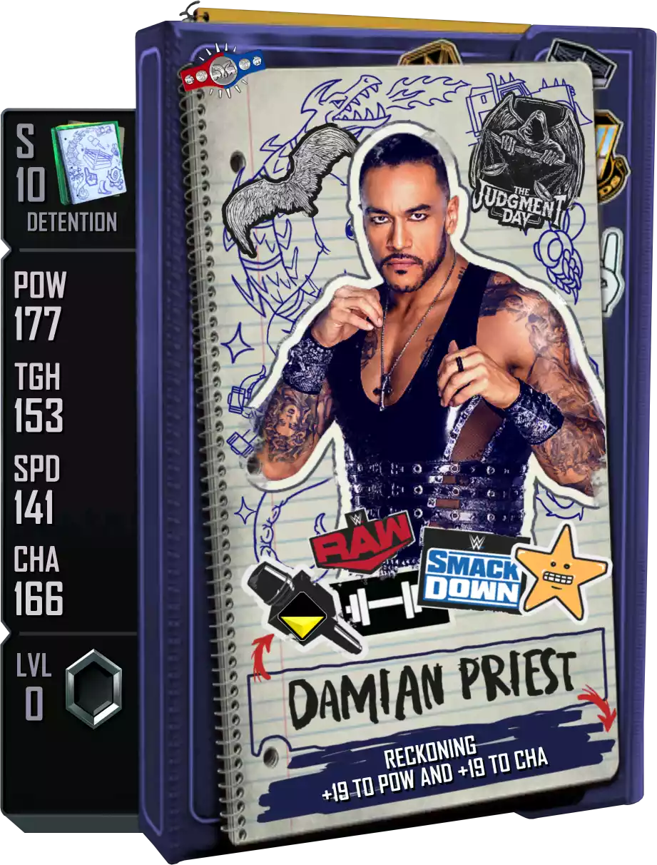 Detention - Damian Priest - Standard Card from WWE Supercard