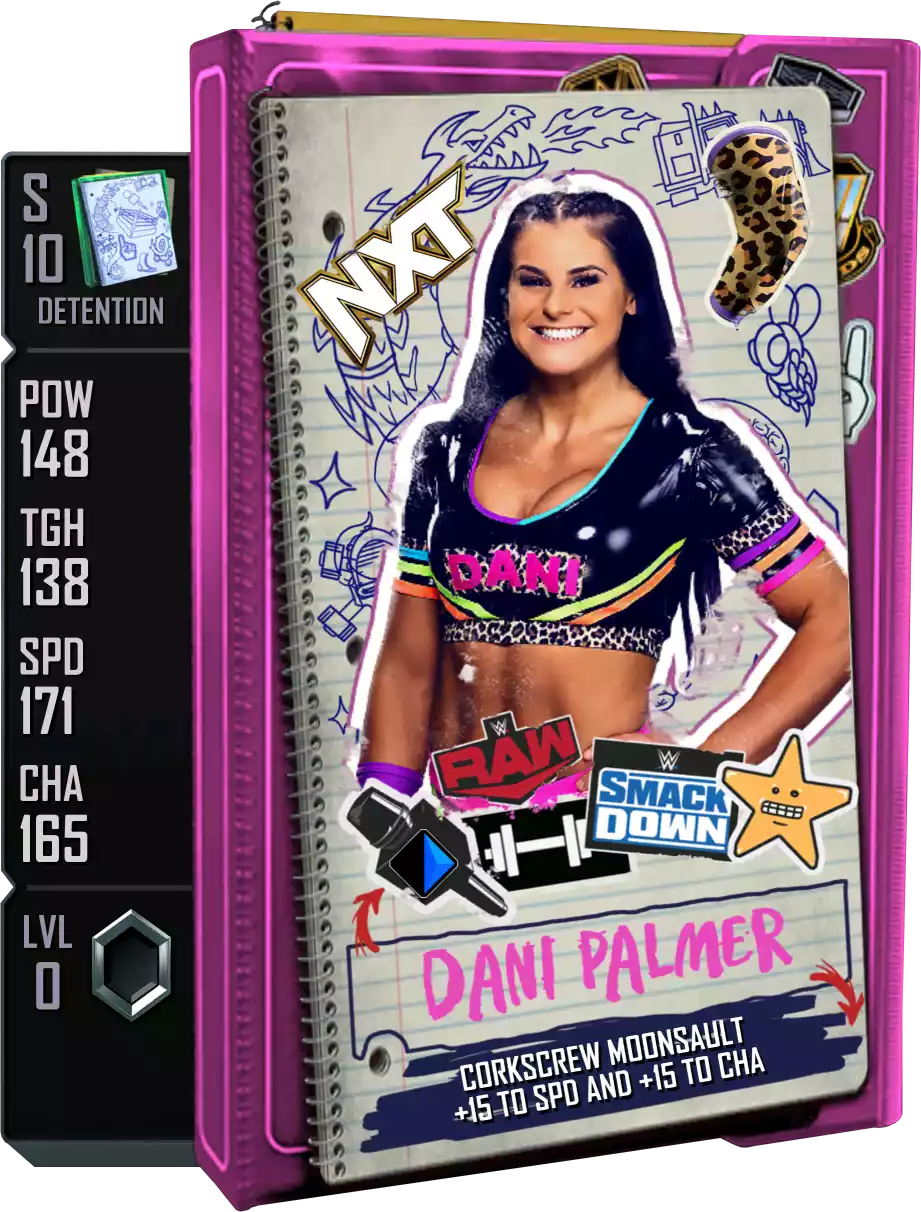 Detention - Dani Palmer - Standard Card from WWE Supercard