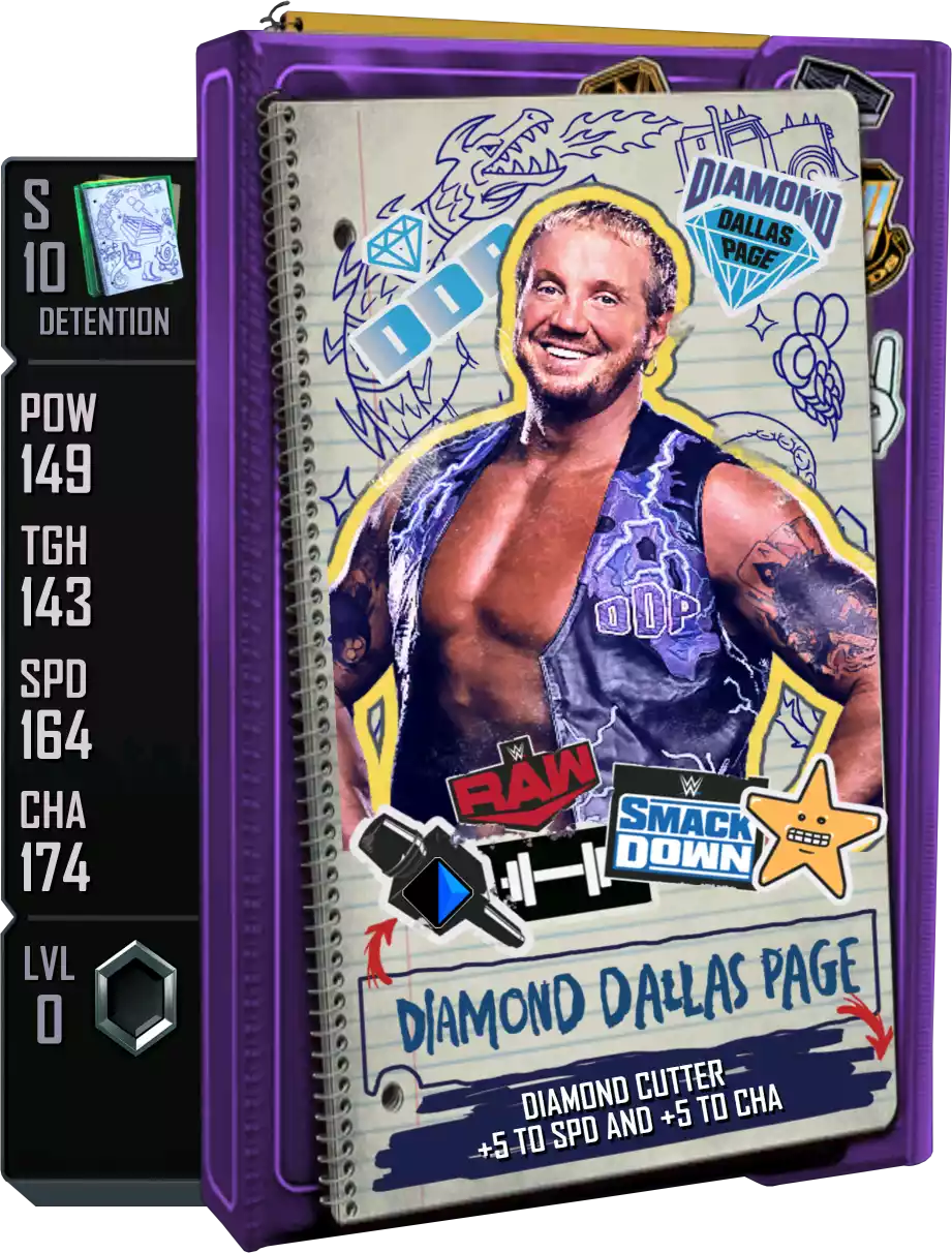 Detention - Diamond Dallas Page - Standard Card from WWE Supercard