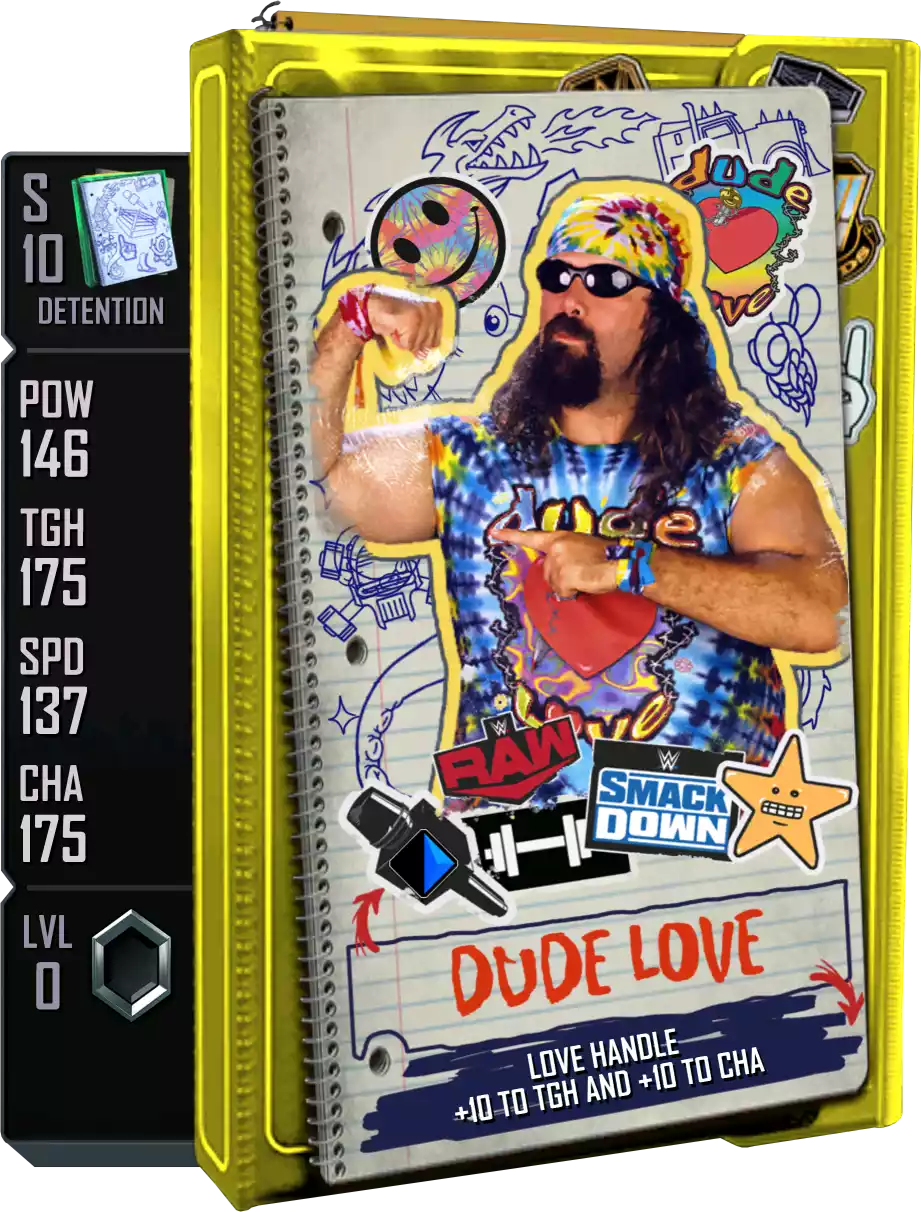 Detention - Dude Love - Standard Card from WWE Supercard