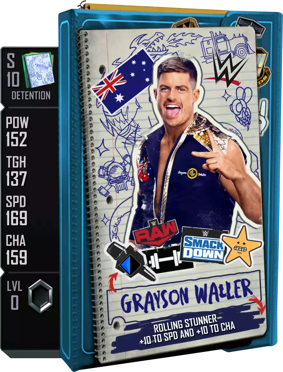Detention - Grayson Waller - Standard Card from WWE Supercard