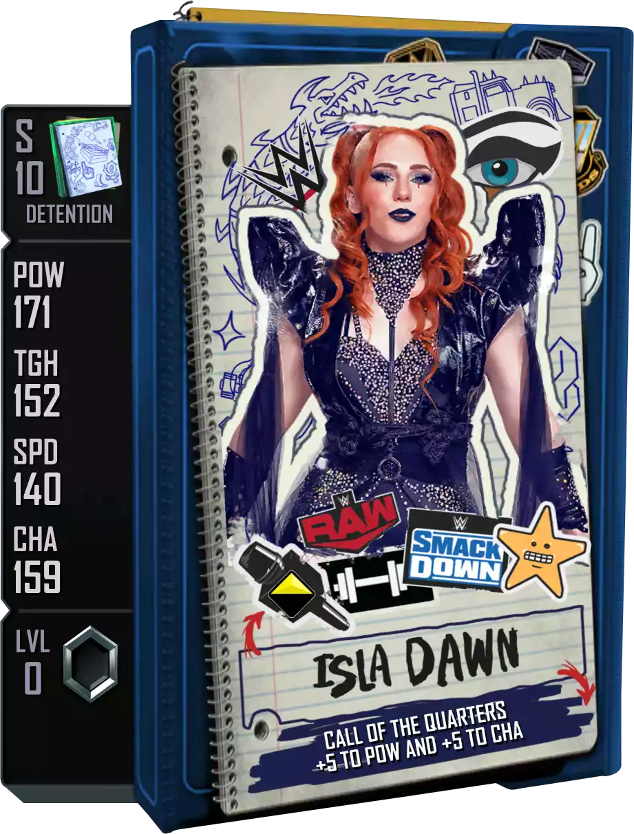 Detention - Isla Dawn - Standard Card from WWE Supercard