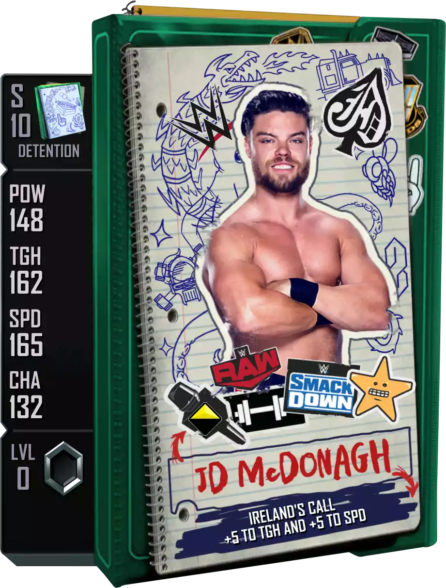 Detention - JD McDonagh - Standard Card from WWE Supercard
