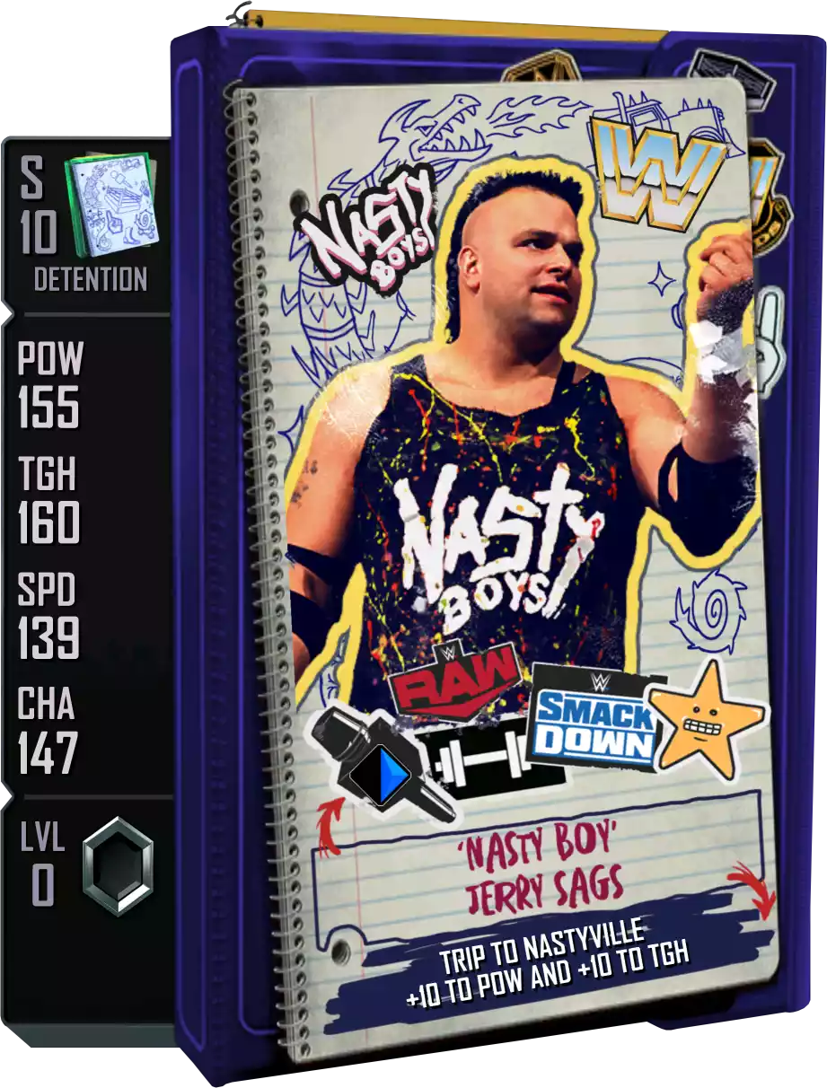 Detention - Jerry Sags - Standard Card from WWE Supercard