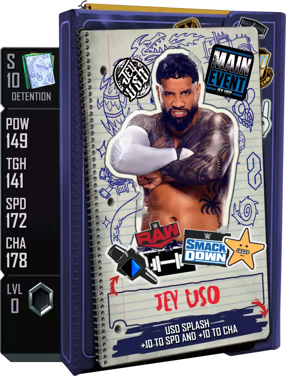 Detention - Jey Uso - Standard Card from WWE Supercard