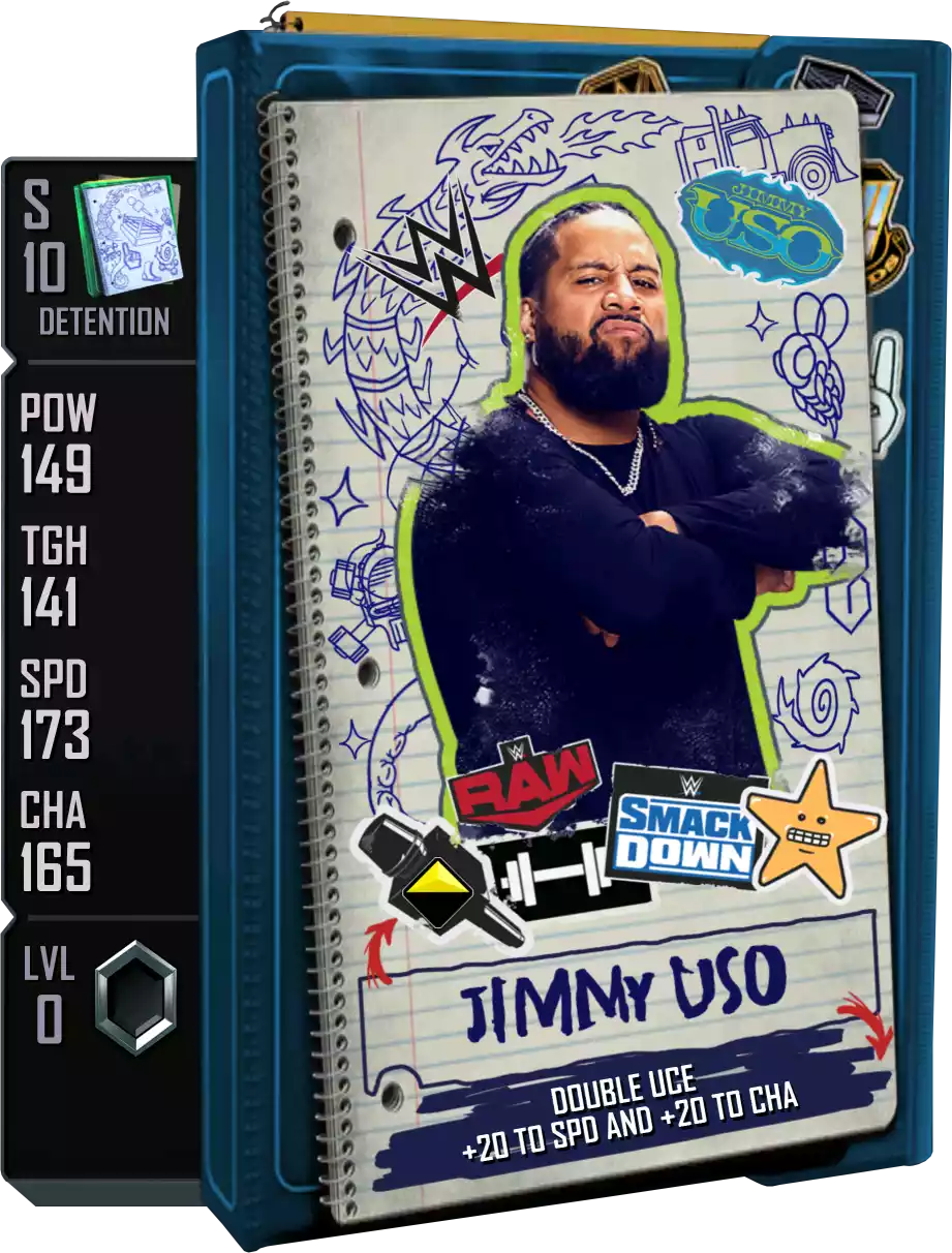 Detention - Jimmy Uso - Standard Card from WWE Supercard