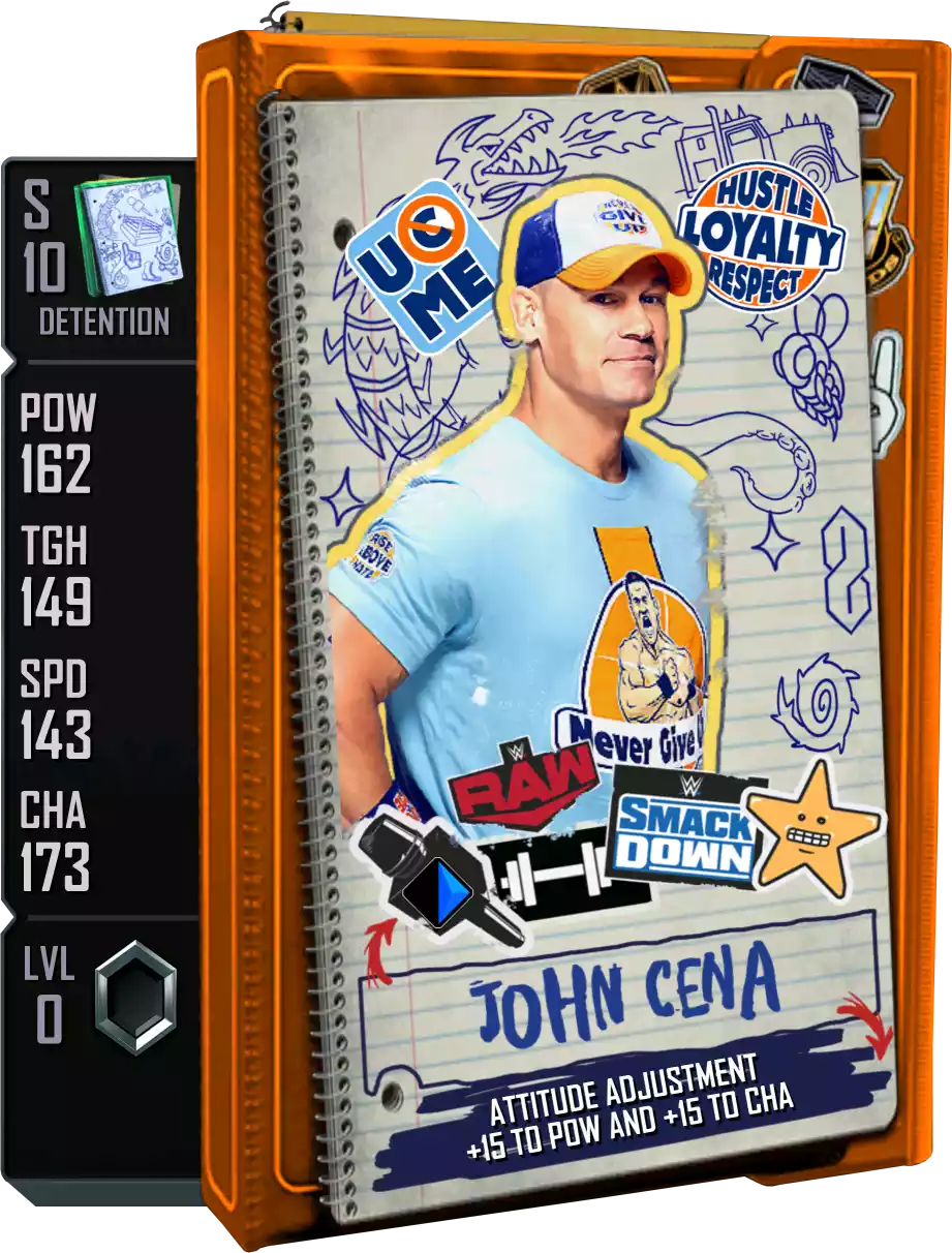 Detention - John Cena - Standard Card from WWE Supercard
