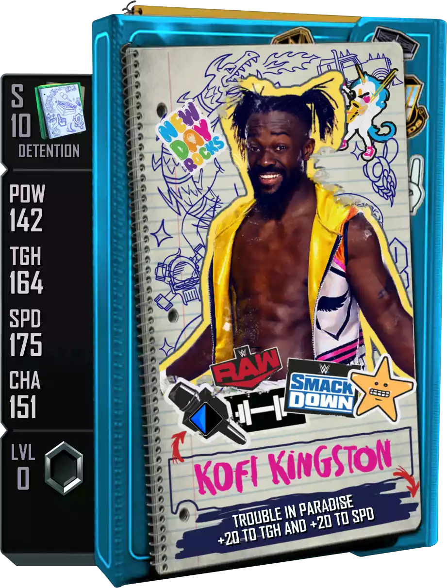 Detention - Kofi Kingston - Standard Card from WWE Supercard
