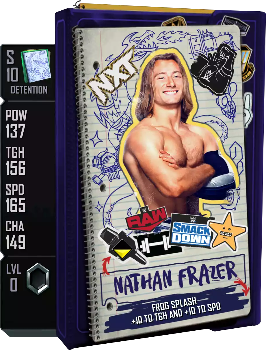 Detention - Nathan Frazer - Standard Card from WWE Supercard
