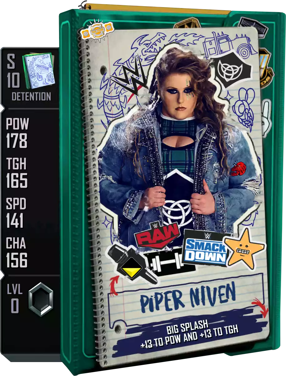 Detention - Piper Niven - Standard Card from WWE Supercard