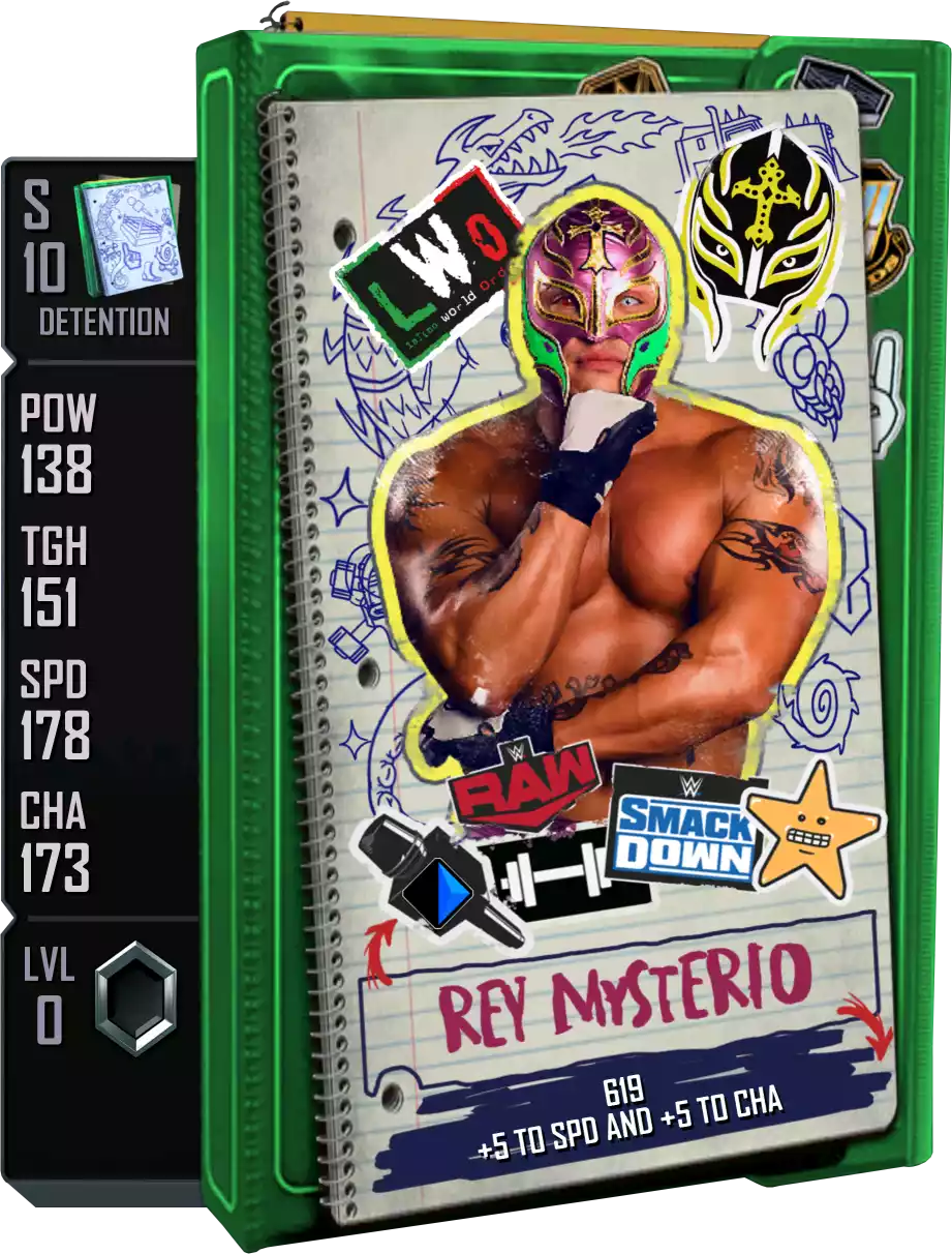 Detention - Rey Mysterio - Standard Card from WWE Supercard