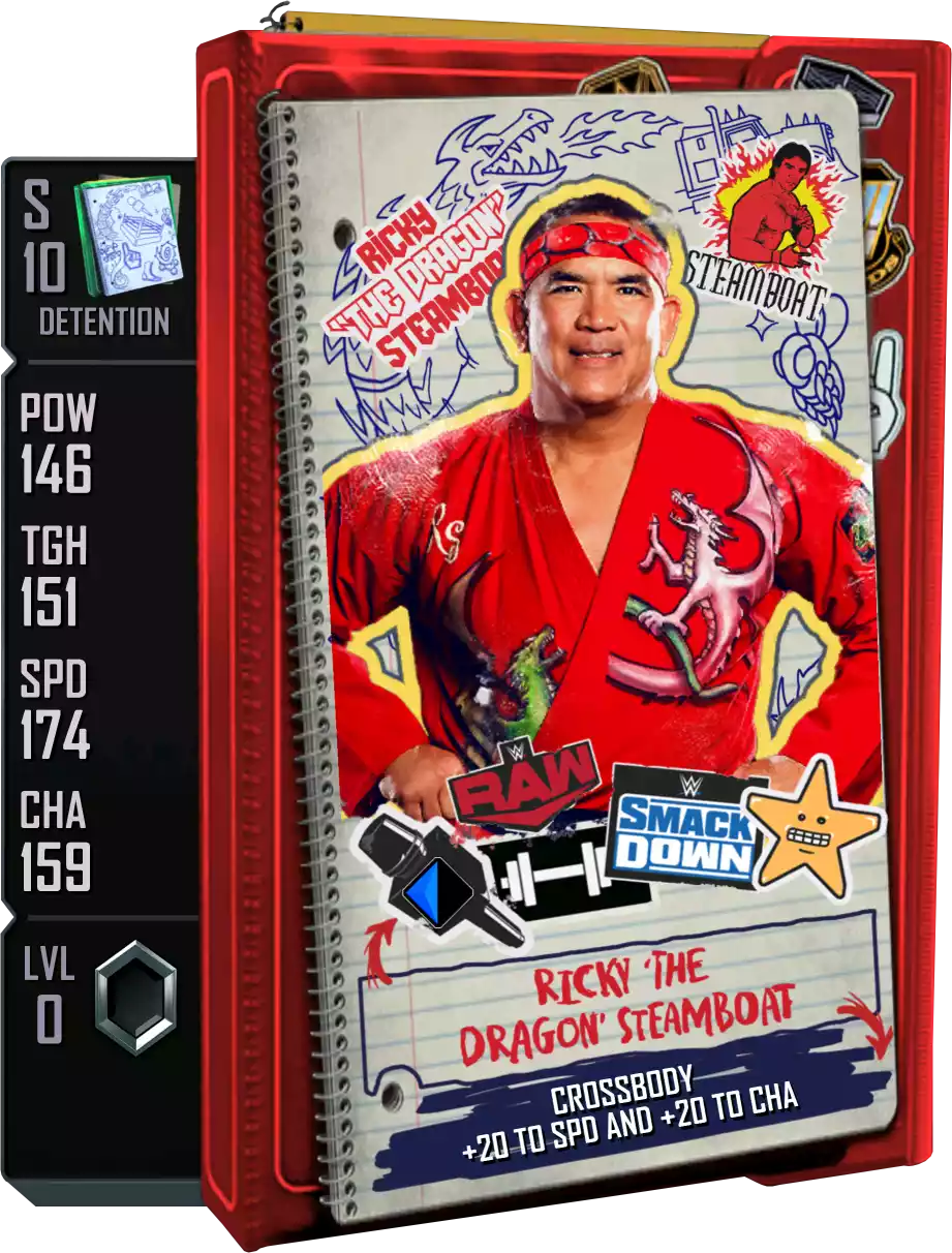 Detention - Ricky Steamboat - Standard Card from WWE Supercard