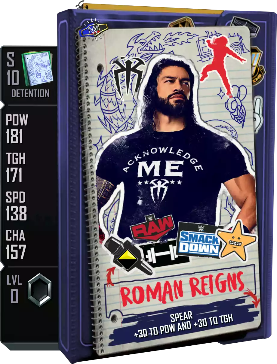 Detention - Roman Reigns - Standard Card from WWE Supercard