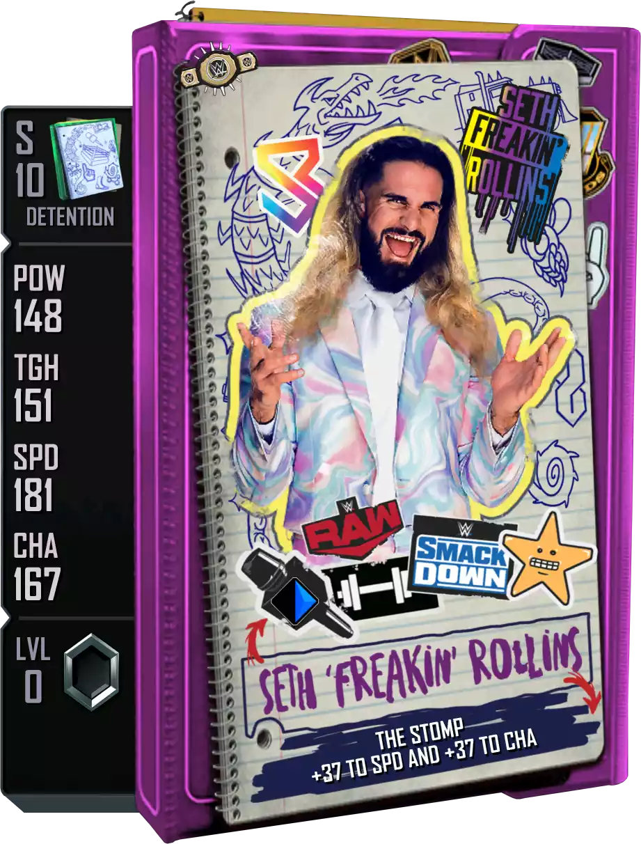 Detention - Seth Rollins - Standard Card from WWE Supercard