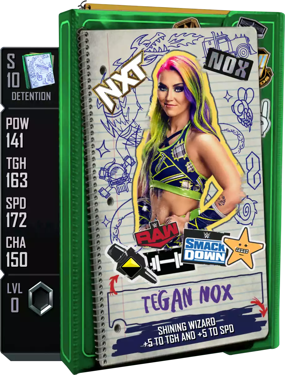Detention - Tegan Nox - Standard Card from WWE Supercard