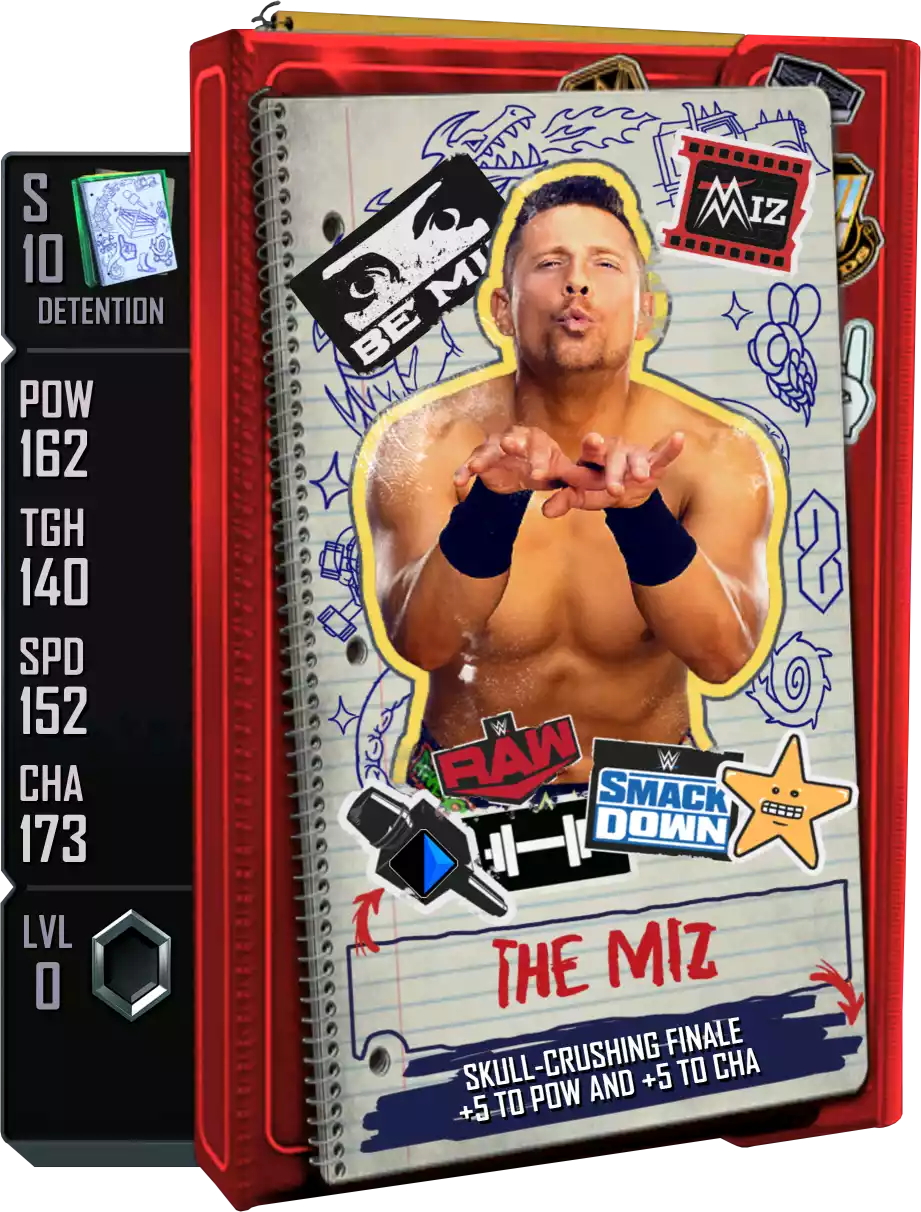 Detention - The Miz - Standard Card from WWE Supercard