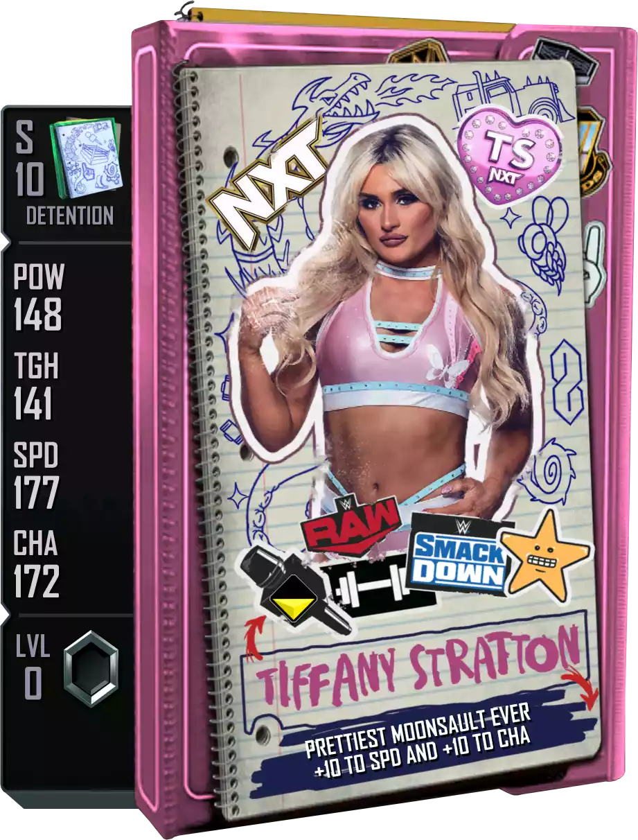 Detention - Tiffany Stratton - Standard Card from WWE Supercard