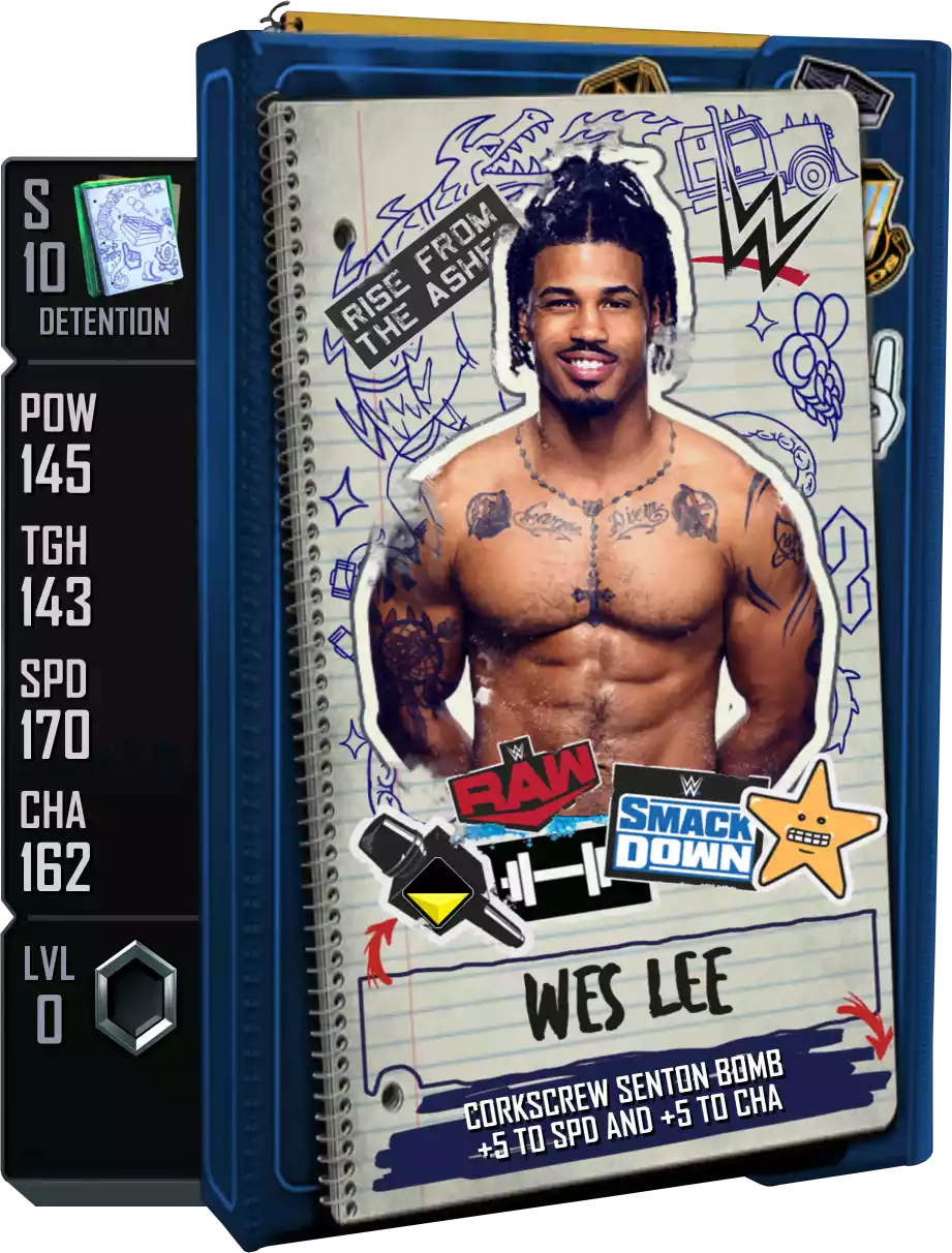 Detention - Wes Lee - Standard Card from WWE Supercard