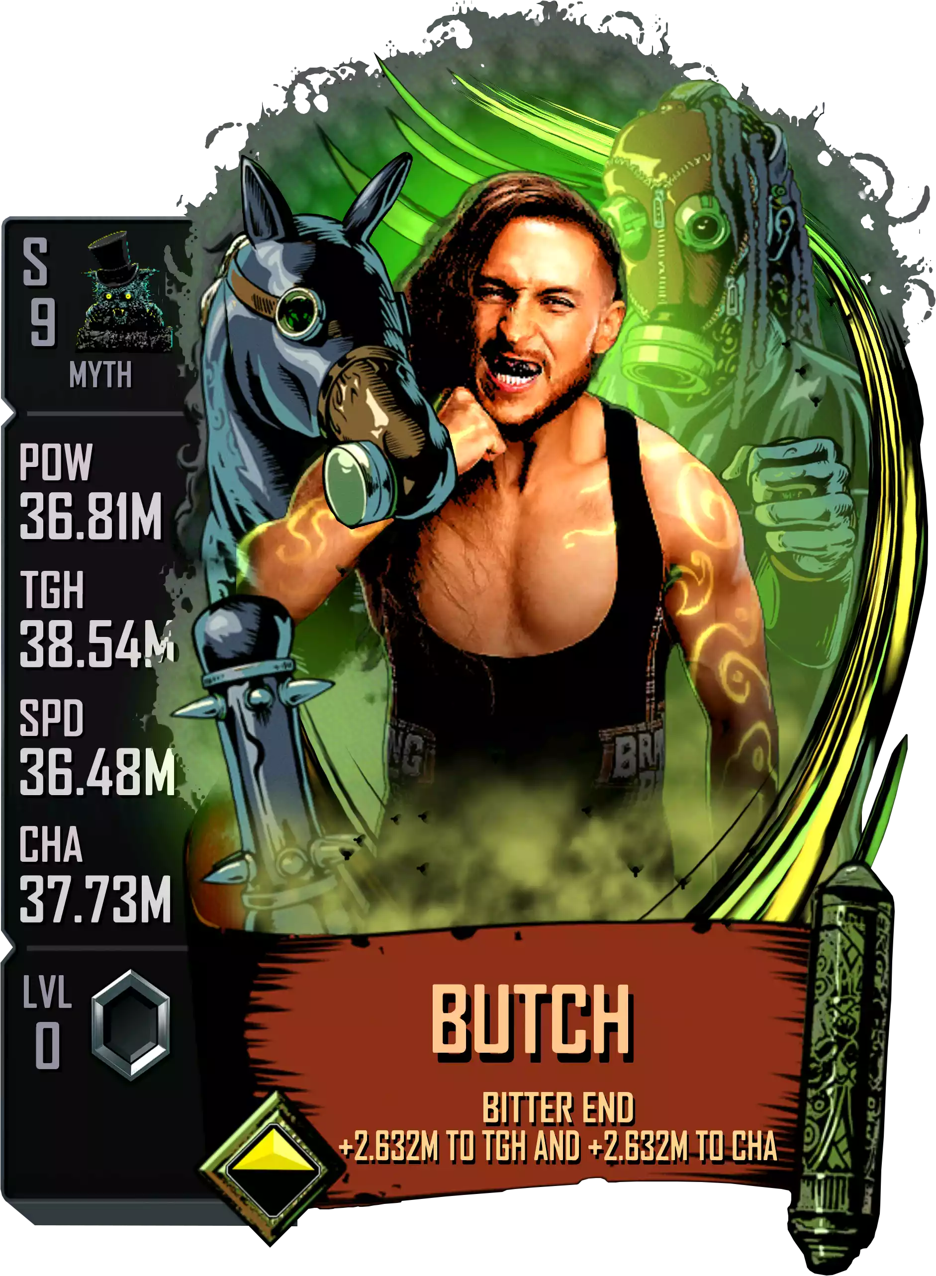 Myth - Butch Special Seasonal Halloween Card from WWE Supercard