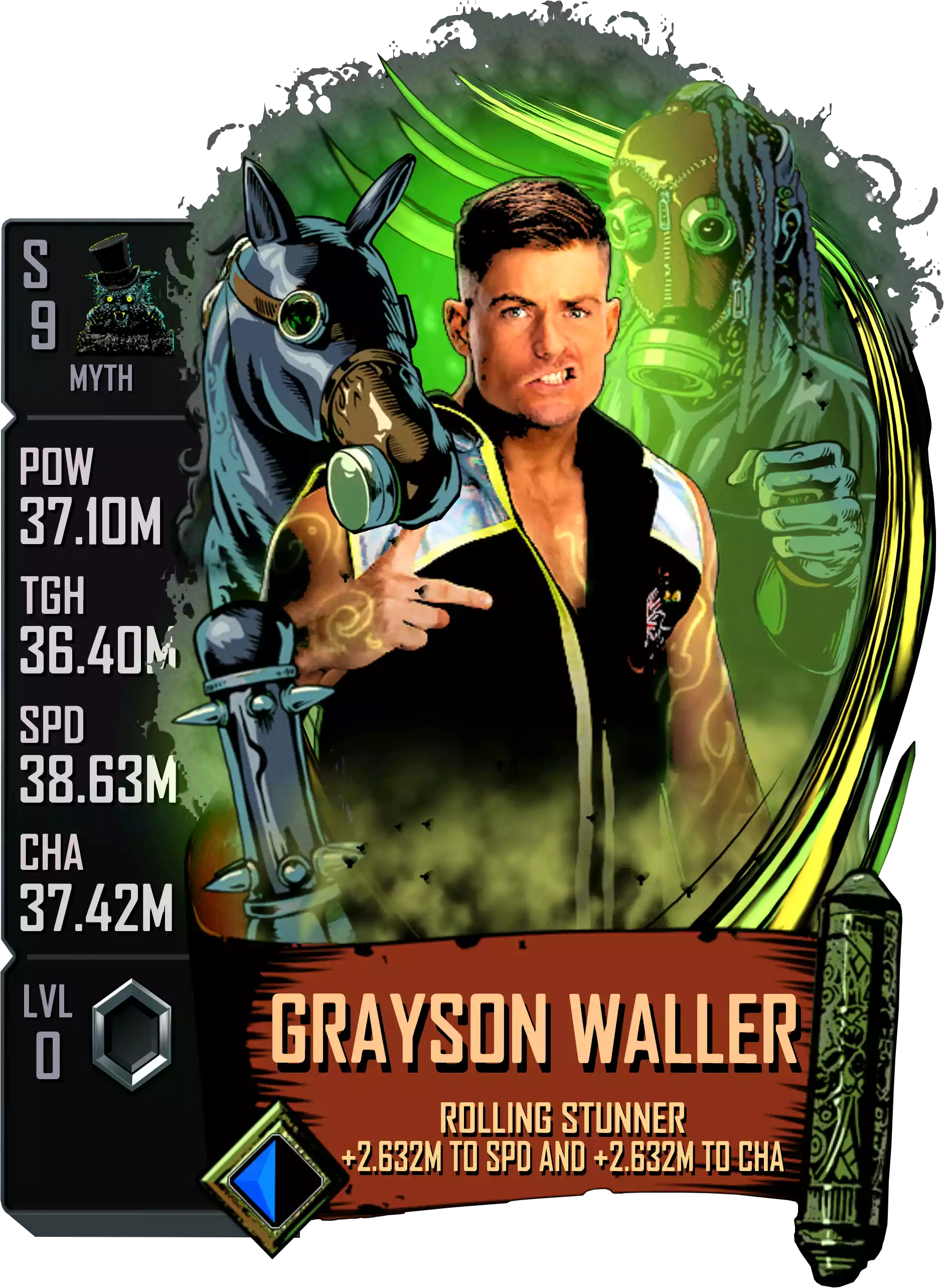 Myth - Grayson Waller Special Seasonal Halloween Card from WWE Supercard
