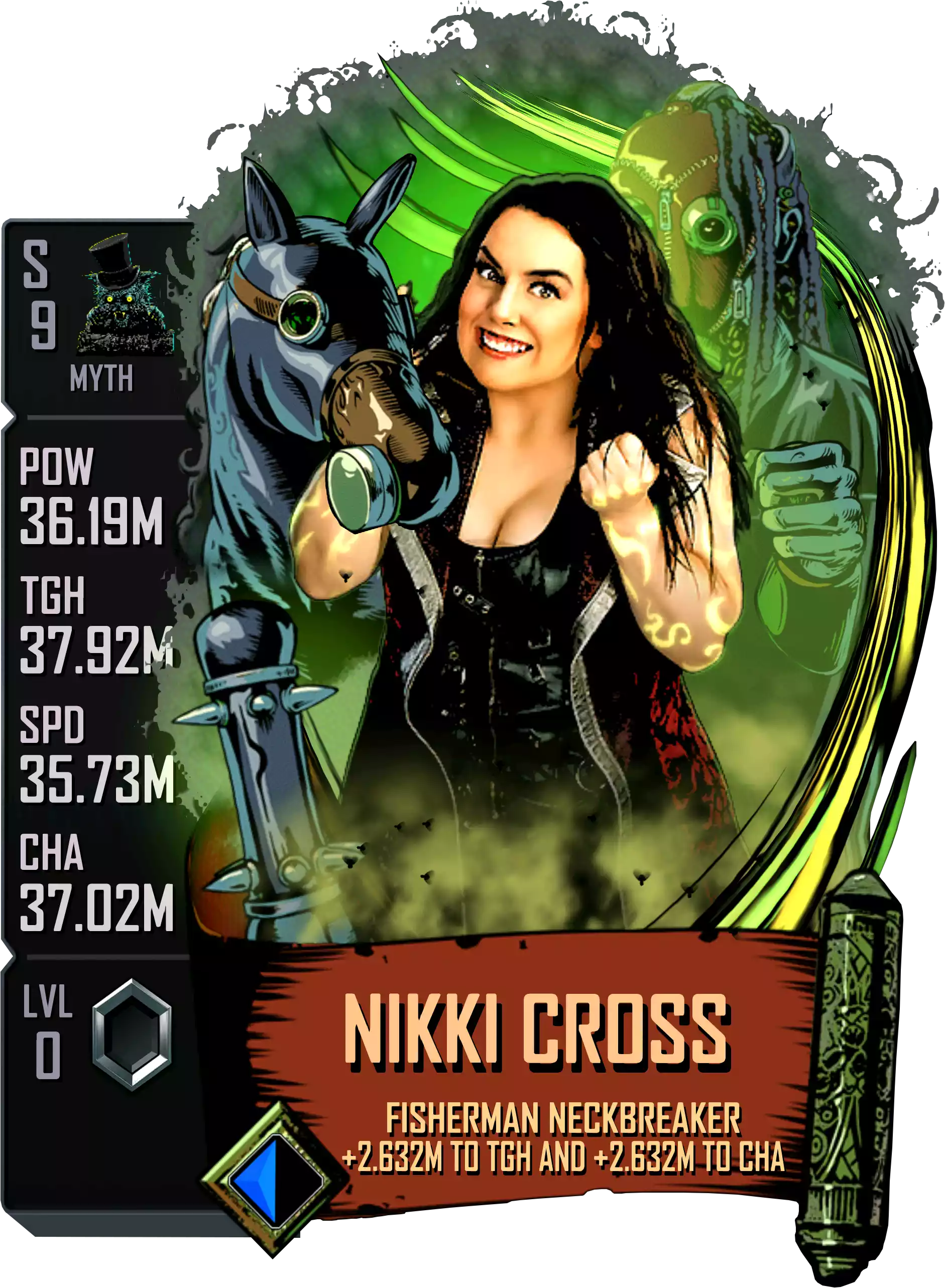 Myth - Nikki Cross Special Seasonal Halloween Card from WWE Supercard