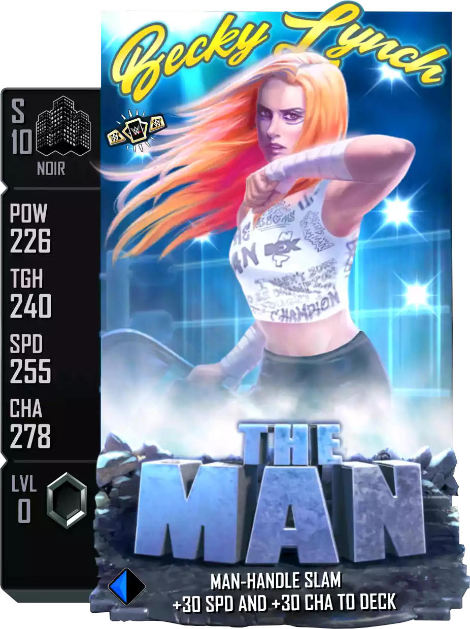 Noir - Becky Lynch - Special Battle Pass Card from WWE Supercard
