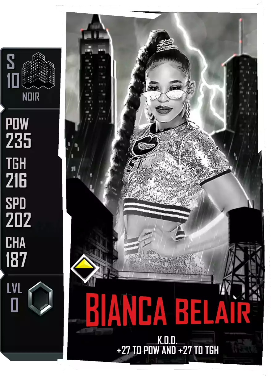 Noir - Bianca Belair - Standard Card from WWE Supercard