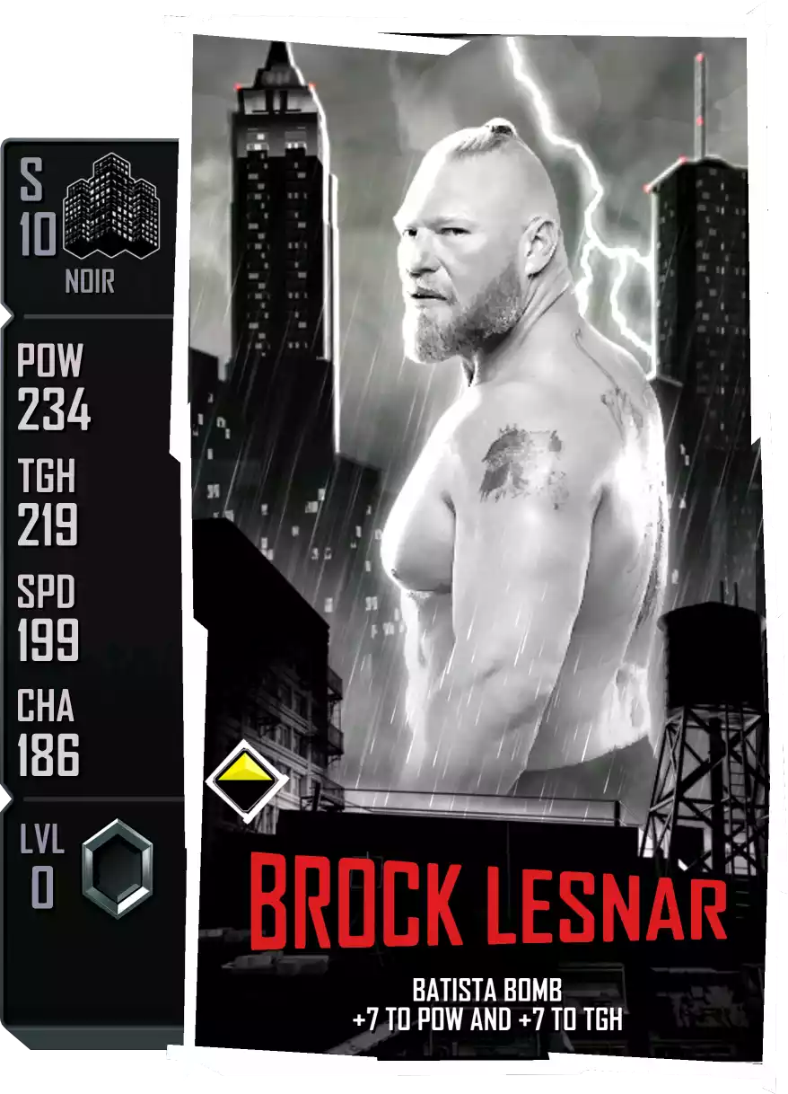 Noir - Brock Lesnar - Standard Card from WWE Supercard